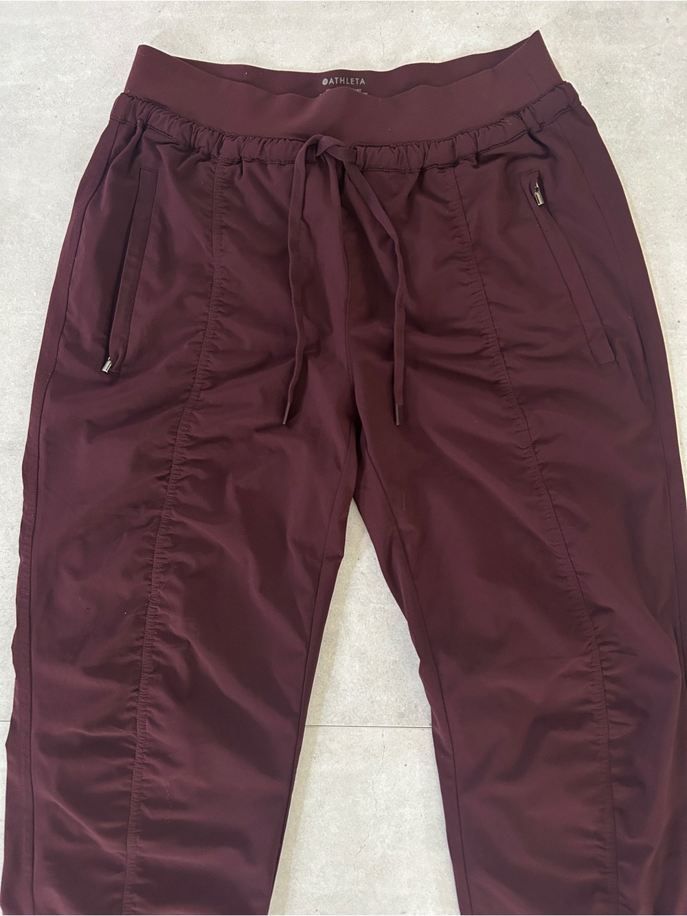Athleta Attitude Lined Jogger Pant - 4 - Spiced Cabernet - Picture 5 of 9